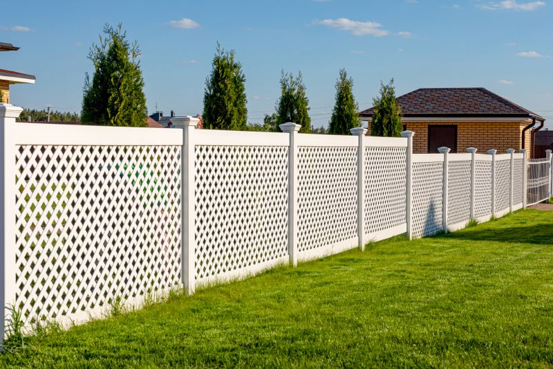 Pvc Lattice Fence Installation